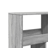 Room Divider Grey Sonoma 100x33x125.5 cm Engineered Wood 3309524
