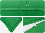 Cushion Cover 12 pcs HOUTEN Green 40 x 80 cm Polyester 918297