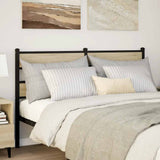 Replace Headboard Sonoma Oak 160 cm Iron and Engineered Wood 4017137