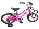 Kids Bike 16 Inches for 4-6 Years Old Pink and Black 42009249