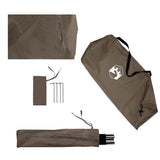 Shower Tent Brown Waterproof 4009405