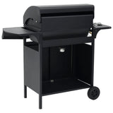 Gas Barbecue Grill 41 Cooking Zone Black Steel 310105