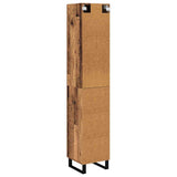 Highboard Old Wood 34.5 x 34 x 180 cm Engineered Wood 3415773