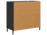 Sideboard Black Oak 69.5 x 34 x 90 cm Engineered Wood 882292