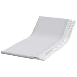 Mattress Topper White 120 x 200 x 6 cm Jaquard Fabric 4106192