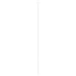Sliding Door Manual White 83 x 232 cm Solid pine wood and steel 3333565