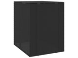 Box Garbage Bin Box Black 65 x 80 x 115 cm Polyethylene 42008240