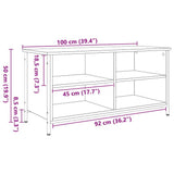 TV Cabinet Old Wood 100 x 40 x 50 cm Engineered Wood 881887
