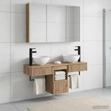 Bathroom Cabinet Set 4 pcs Artisan Oak Engineered Wood 3406270