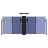 Retractable Side Awning Blue 100x1000 cm 4004686