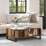 Coffee Table Old Wood 90 x 60 x 35 cm Engineered Wood 882589