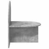 Bedside Table 2 pcs Concrete Grey 48 x 49 x 65 cm 8001120