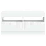 LED TV Cabinet White Engineered Wood 897435
