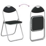 Folding Chair 8 pcs Black and Grey 48 x 43.5 x 81 cm 42029062