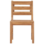 Garden Chairs 2 pcs Solid Teak Wood 315614