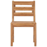 Garden Chairs 2 pcs Solid Teak Wood 315614