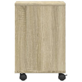 Printer Stand with Wheels Sonoma Oak 41x32x48 cm 840620
