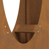 Firewood Rack 50x23x100 cm Weathering Steel 864186