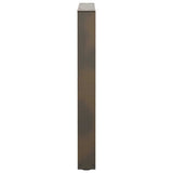 Dining Table Legs V-Shape 2 pcs Natural Steel 60x cm Steel 4012643