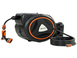 232m Retractable Hose Reel Wall Mounted with Auto Retraction, Self-Locking, Slow Return System, T3398P551607