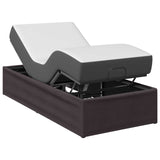 Electric Adjustable Bed Frame Brown 200 x 70 x 33.5 cm Steel 42037257