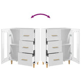 Sideboard White 69,5x34x90 cm Engineered Wood 812204