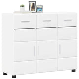 Sideboard FLORIN 88.5 x 30.5 x 73 cm White Engineered Wood 880311