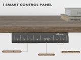72-116cm Adjustable Electric Standing Desk, with LED Display - Black T3398P329528