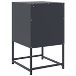 ZNTS Bedside Cabinet Anthracite 36x39x60.5 cm Steel 846558