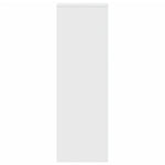 Plant Stands 2 pcs White 33x33x100 cm Engineered Wood 3307882