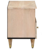 TV Cabinet 80x33x46 cm Solid Wood Mango 358265