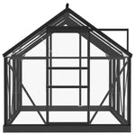 Greenhouse Replacement Frame Anthracite 155x103x191 cm Aluminium 316506