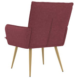 Armchair Wine Red Fabric 42047701