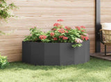 Planter Black 120 x 60 x 50 cm Steel 883703