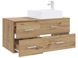 Bathroom Furniture Set 2 pcs Artisan Oak Engineered Wood 3403983