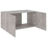 802799 Wall Mounted Cabinet Concrete Grey 80x39x40 cm Engineered Wood