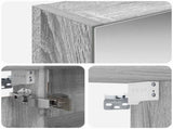 Bathroom Mirror Cabinet Grey Sonoma 40 x 10.5 x 60.5 cm 889036