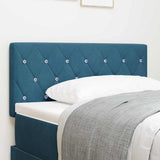 Headboard with Headboard Dark Blue 100 cm Faux Leather 42007085