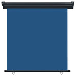 ZNTS Balcony Side Awning 165x250 cm Blue 48432