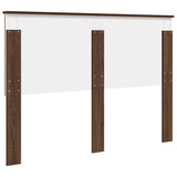 Headboard Brown Oak 100 cm Engineered Wood 887645