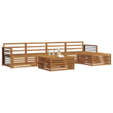 Outdoor Sofa Set 6 pcs Natural Solid Acacia Wood 3373349