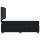 Box Spring Bed with Mattress Black 140x190 cm Velvet 3290908