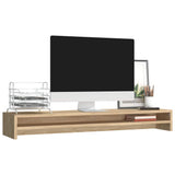 Monitor Stand Sonoma Oak 100x24x13 cm Engineered Wood 800336