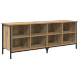 Shoe Cabinet with Shelf Artisan Oak 131 x 35 x 50 cm 881311