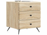 Bedside Cabinet Sonoma Oak 43 x 41 x 66.5 cm Engineered Wood 895477