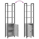 Book Cabinet Grey Sonoma 40 x 24 x 161 cm Engineered Wood 883853
