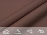 Sunshade Sail Oxford Fabric Rectangular 3x4 m Brown 135815