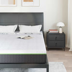 Mattress White and Grey 140 x 190 cm Pocket Spring 4106365