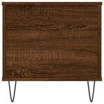 ZNTS Coffee Table Brown Oak 90x44.5x45 cm Engineered Wood 830979