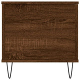 ZNTS Coffee Table Brown Oak 90x44.5x45 cm Engineered Wood 830979